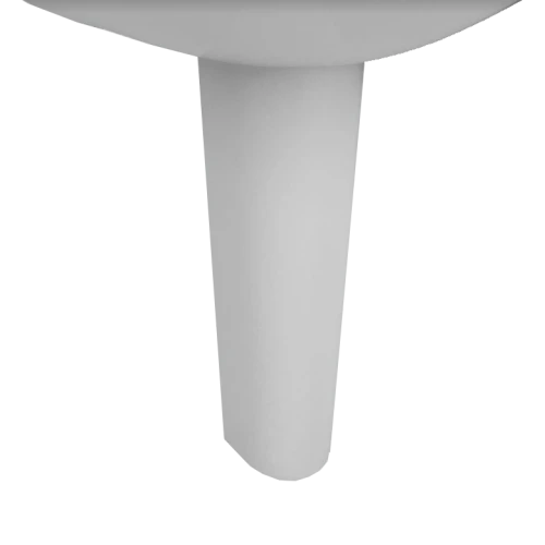 قاعدة مغسلة الخزف السعودي 100 أبيض